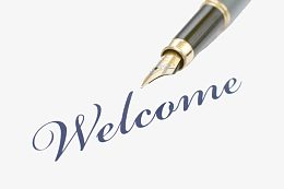 钢笔下的welcome