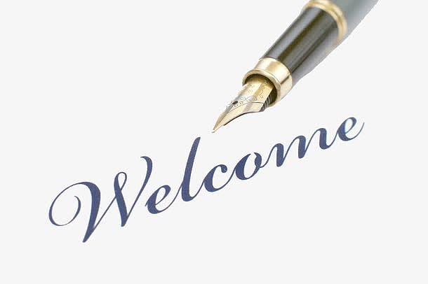 钢笔下的welcome
