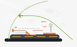 矢量交通工具之飞机