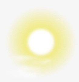 太阳光晕矢量素材