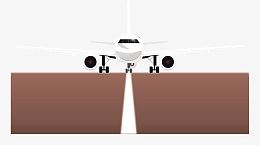 起跑的飞机