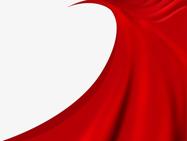 红色丝绸免抠素材免费下载_觅元素51yuansu.com