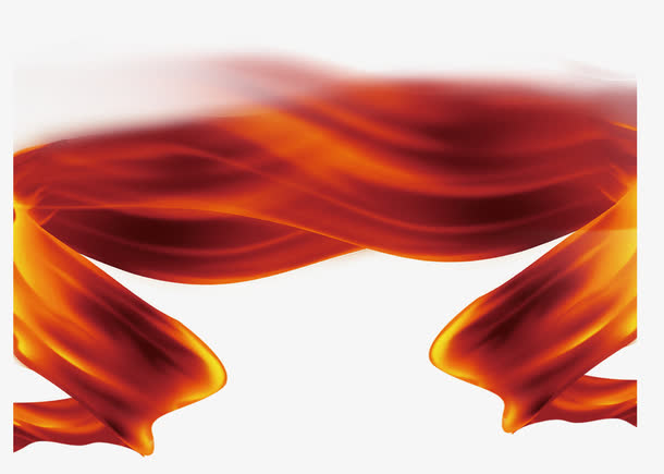 红色丝绸彩带免抠素材免费下载_觅元素51yuansu.com