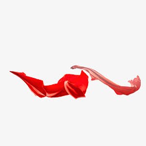 促销喜庆海报装饰红绸布素材