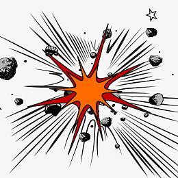 红色爆款框涂鸦元素