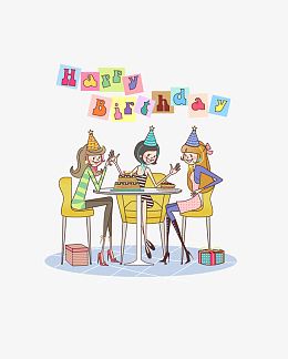 矢量图pngpng小公主的生日partypngpng矢量桌子上的卡通蛋糕epspng