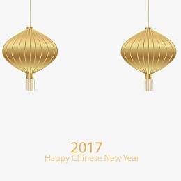 矢量金色灯笼