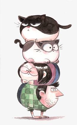 猫的一家
