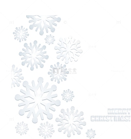 灰色雪花片背景