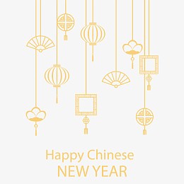 矢量中国的新年贺卡