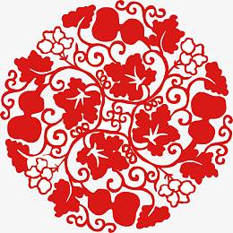 花纹镂空剪纸