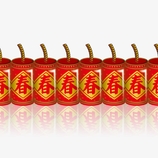 一排天地两响炮竹