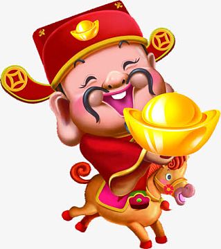 财神,卡通可爱财神,淘宝素材