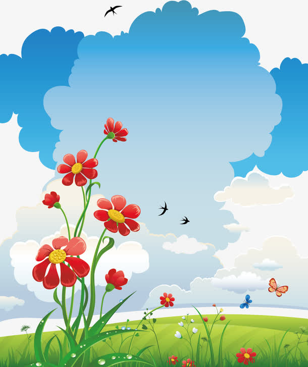 春天景色素材免费下载_觅元素