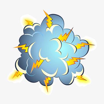 常用爆炸动漫元素矢量素材