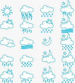 天气预报图标