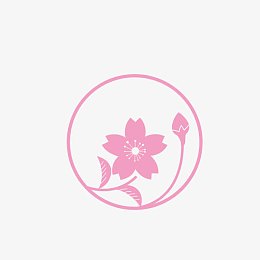 樱花 花纹 淡粉色