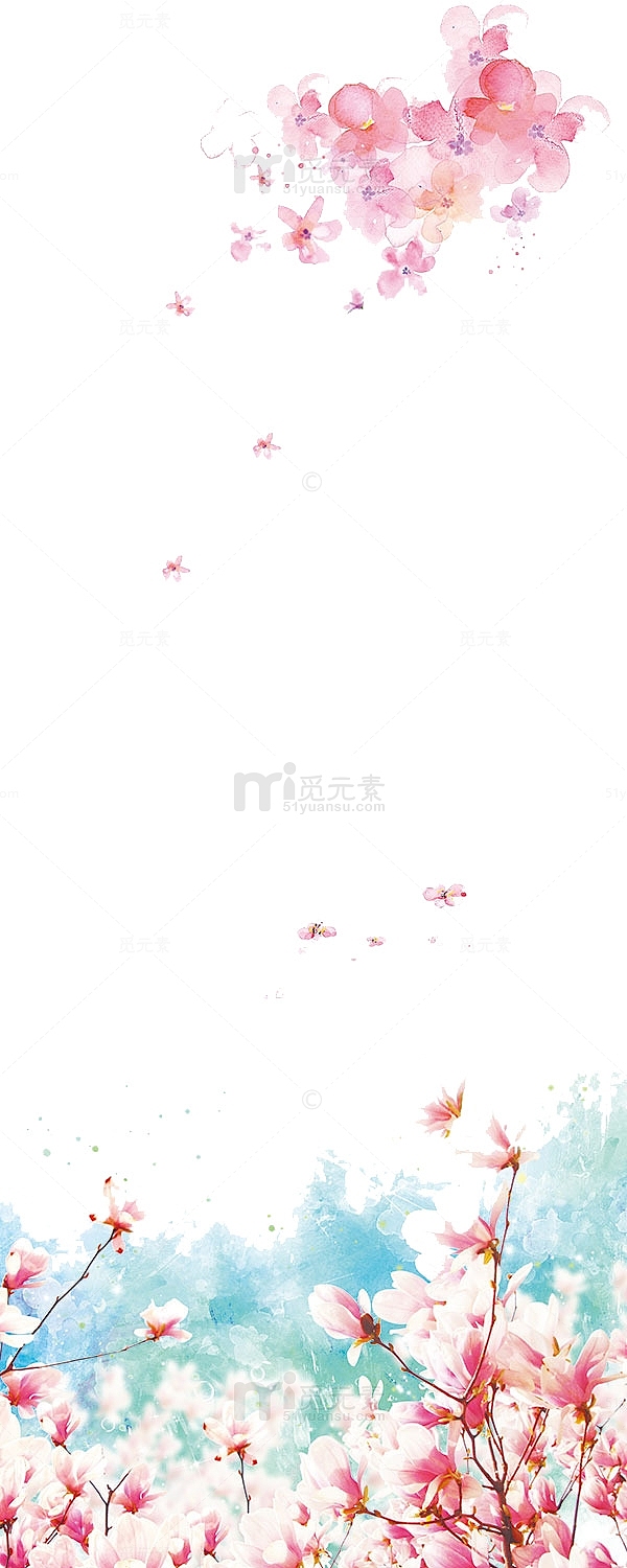日系樱花背景素材图片