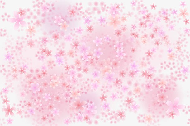 矢量粉色樱花