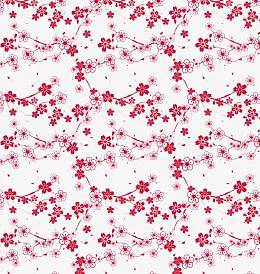矢量花色樱花