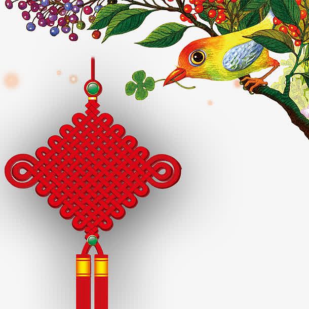中国结鸟装饰