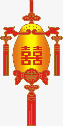 手绘中国结灯笼
