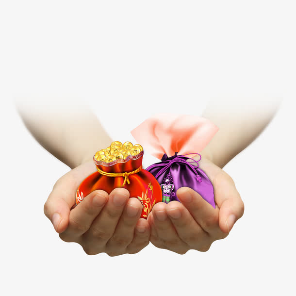 手捧福袋