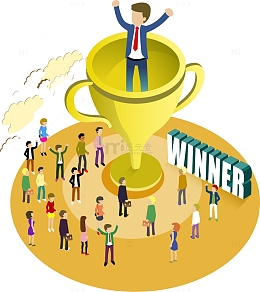 矢量扁平化商务元素