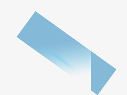 唯美精美创意渐变矩形标题栏折光