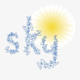 sky 天空 阳光 字体 花纹