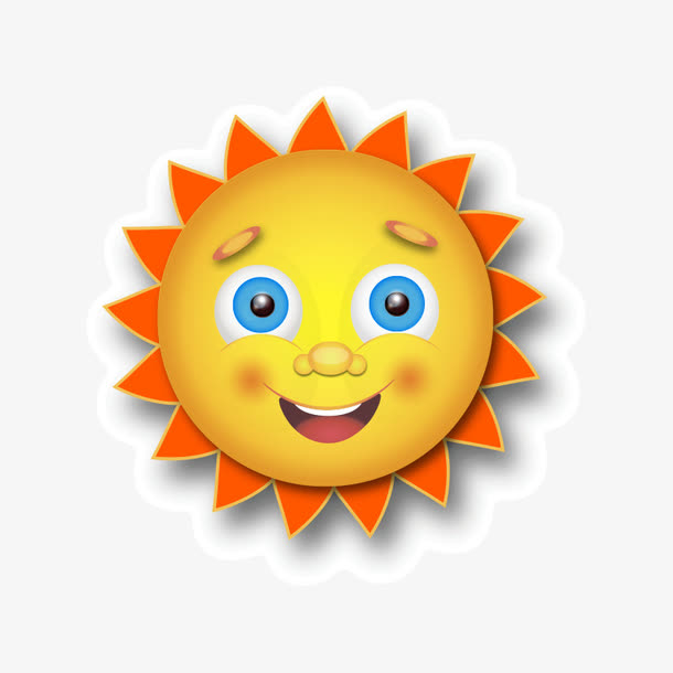 矢量散发光芒的太阳