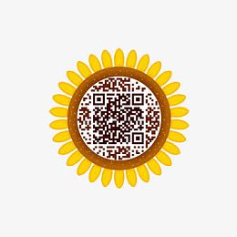 太阳花创意二维码