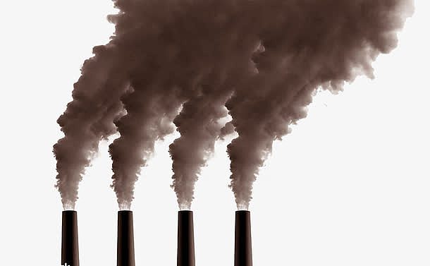 工厂黑烟工业污染