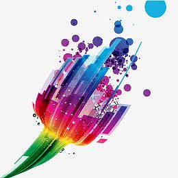 缤纷抽象炫彩动感光线