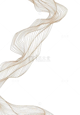 金色科技感线条