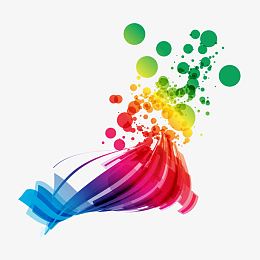 缤纷抽象炫彩动感光线