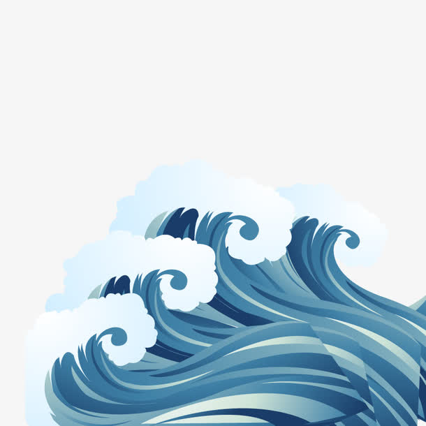 矢量浪花免抠素材免费下载_觅元素51yuansu.com