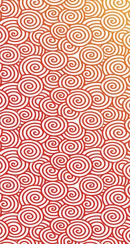 红色渐变祥云底纹