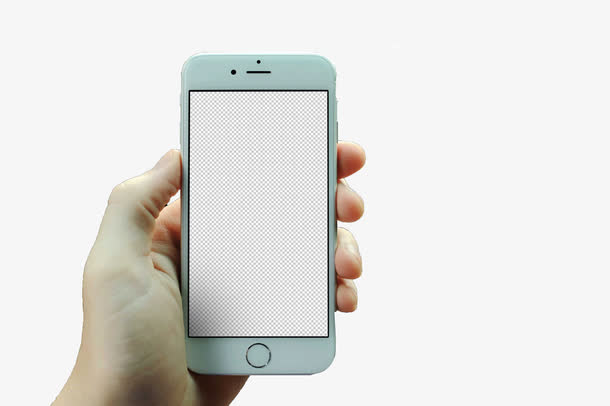 手握苹果手机