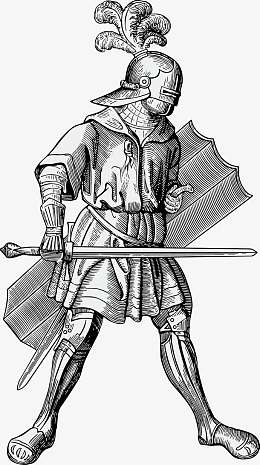 素描铠甲武士