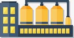 扁平化工厂设备建筑