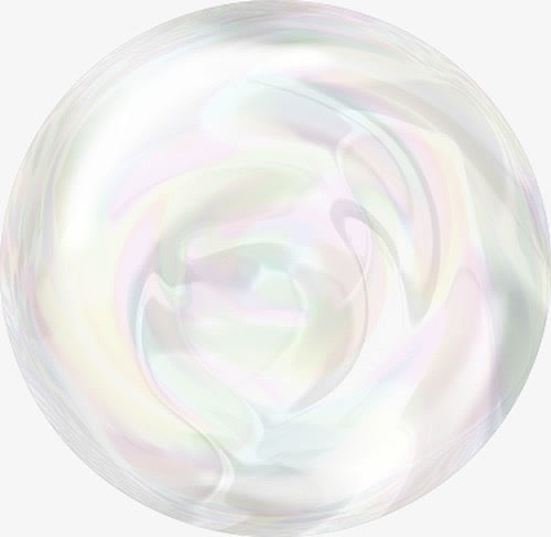 水花图案水花卡通  梦幻透明泡泡