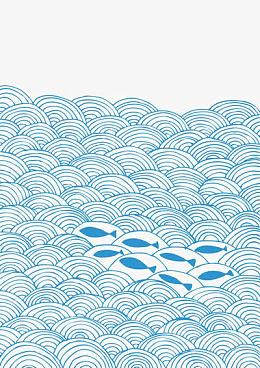 蓝色海浪