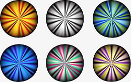 圆环渐变发光装饰图