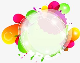 炫彩创意背景矢量素材