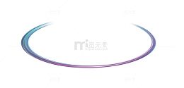 蓝色光圈