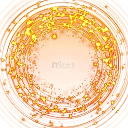 金色炫光光圈