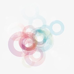 双色炫彩光圈背景素材