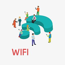 矢量WiFi网络素材