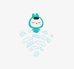 绿色网络小人